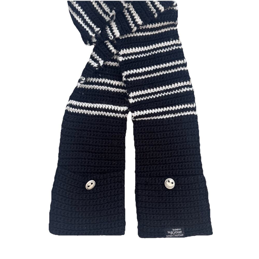 Walt Disney World Disneyland Nightmare Before Christmas Scarf Jack Skellington